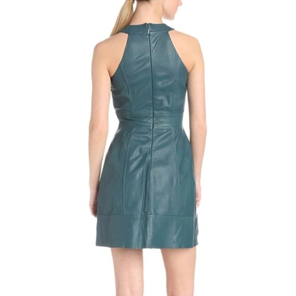 French Connection Genuine leather dress - Picture 2 of 7